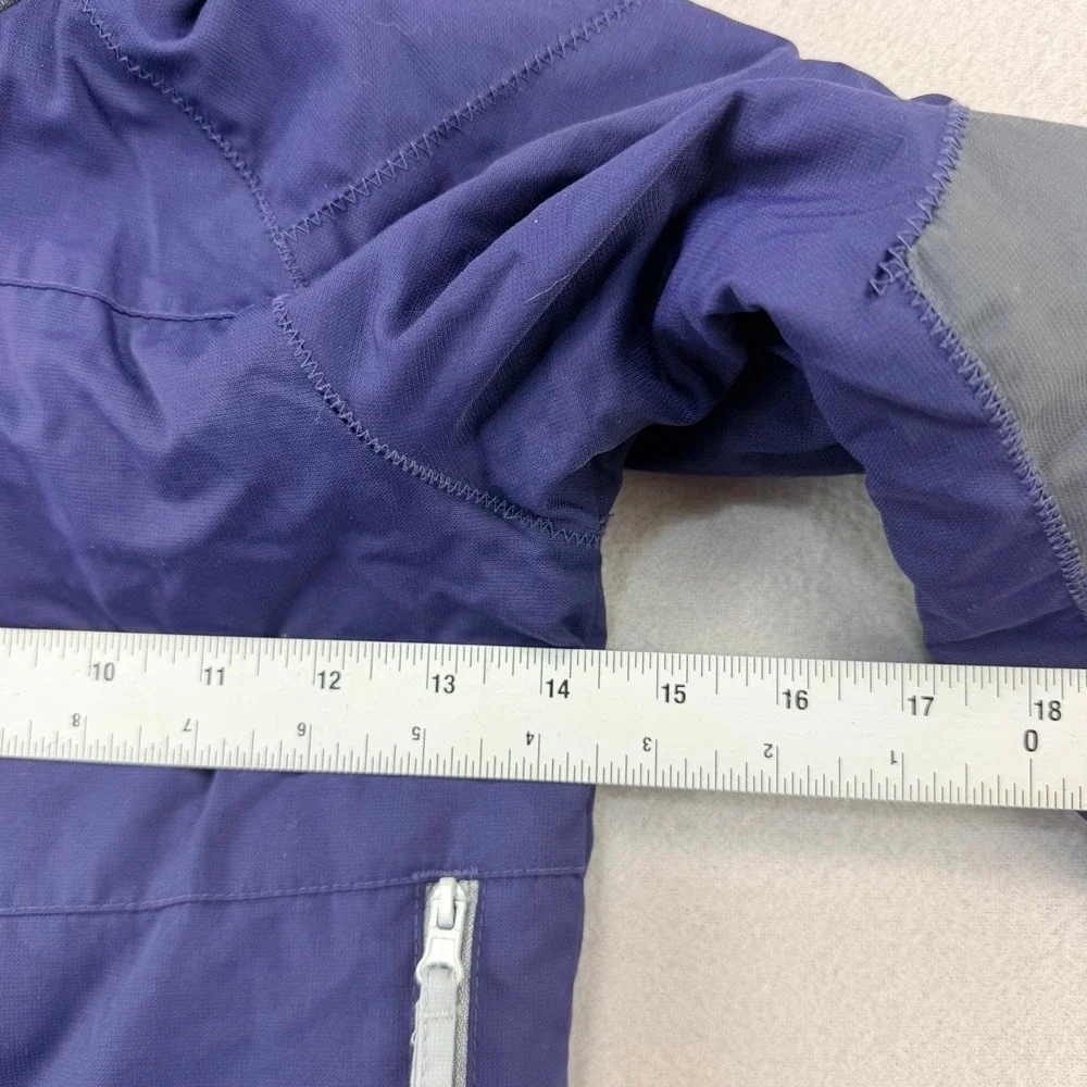 Childrens Place Boys Navy Grey Thermolite Hooded Puffer light Jacket 4T
